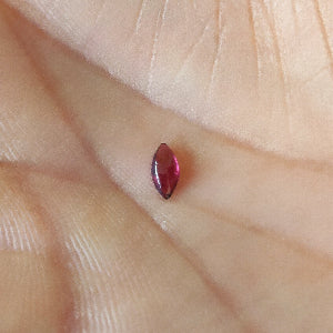 Rhodolite Garnet Cabochon 6*3mm Marquise