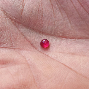 Pink Sapphire Cabochon(Natural Unheated Untreated) 4.3 mm